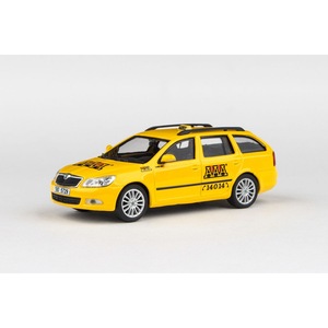 FR] ABREX SKODA 1203 Minibus Poste Spoje 1974 Blue Yellow 1:43