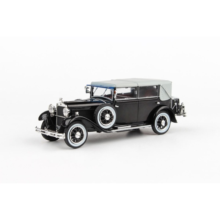 Abrex Modellautó, Skoda 860 (1932), Fém, 1:43, Fekete