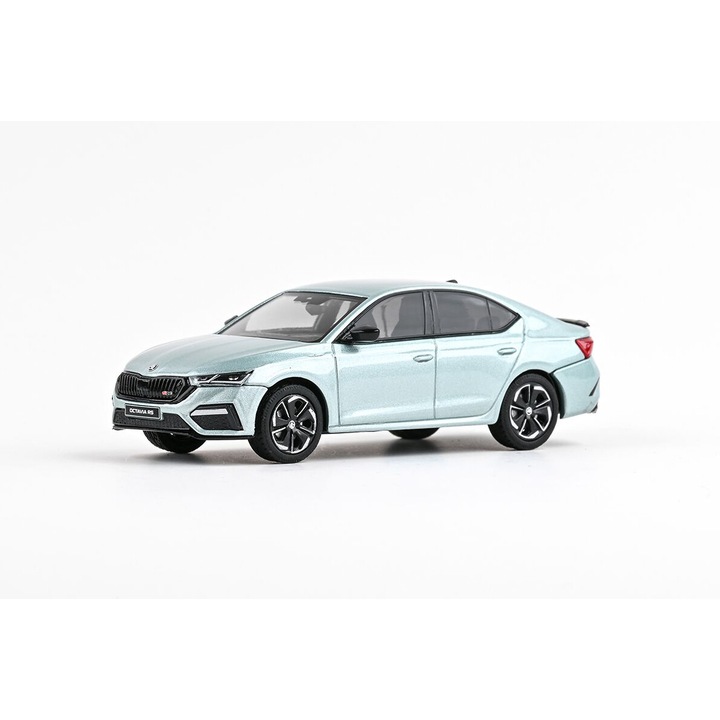 Abrex modellautó, Skoda Octavia IV RS (2020), 1:43, metálzöld