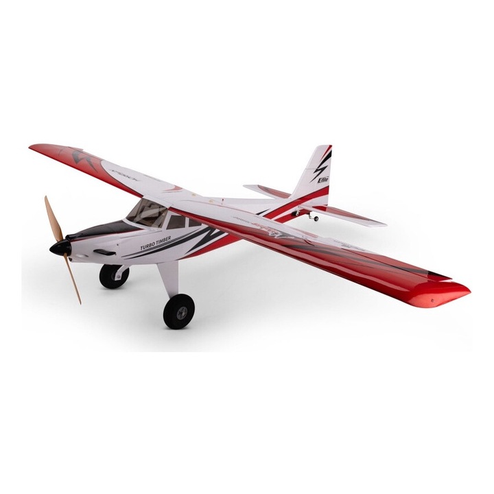 RC modell E-flite Turbo Timber SWS 2.0m ARF, fa szerkezet, piros/fehér