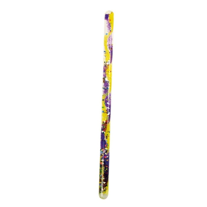 Bigjigs Toys, Spirális varázspálca, 1 db, lila-sárga