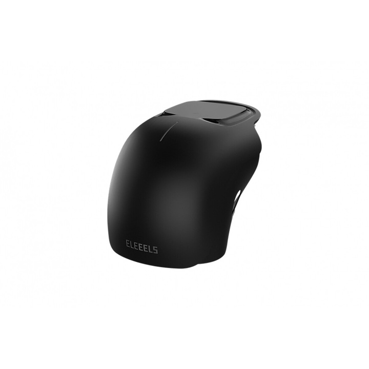 Térdmasszírozó, ELEEELS, TENS technológia, hordozható kivitel, fekete