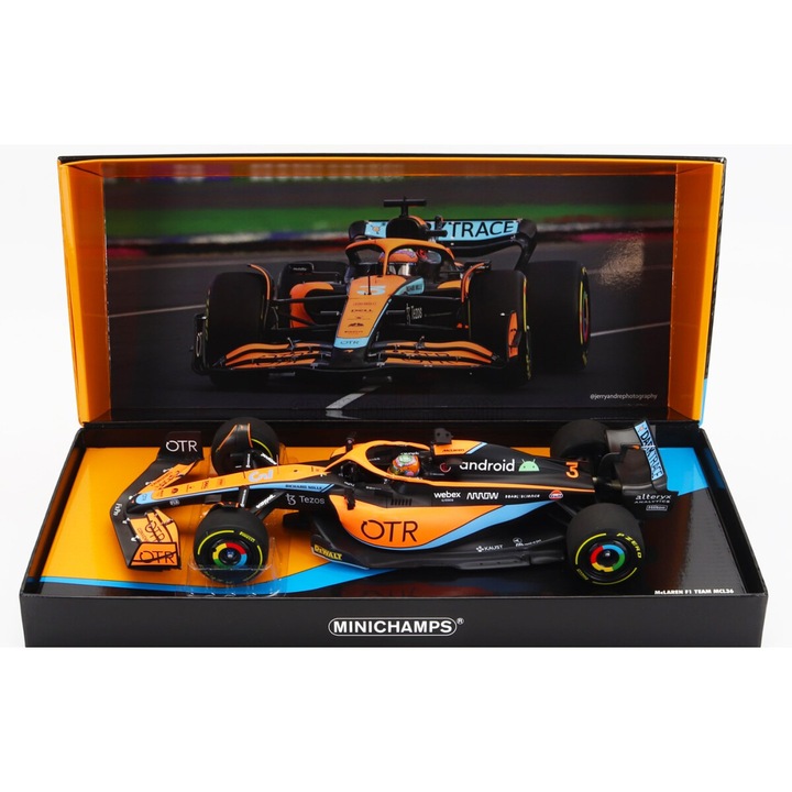 Modellautó, Minichamps, Mclaren F1 Mcl36, 1:18