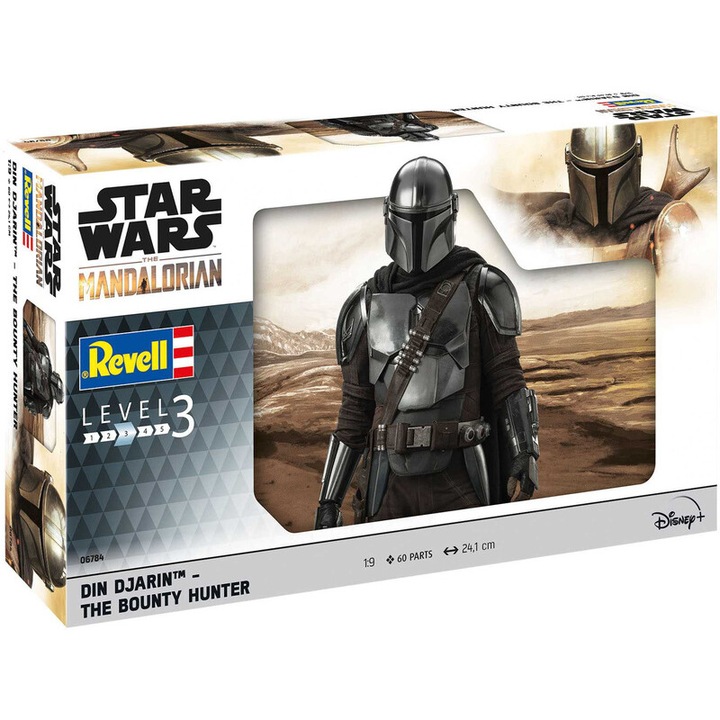 Revell Star Wars The Mandalorian: The Bounty Hunter Építőkészlet, 60 darab, 241 mm, 3-as nehézségi fokozat