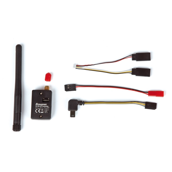Graupner 5,8 GHz-es 22 csatornás 25mW FPV AV adó