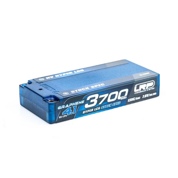 LRP Electronic akkumulátor, GRAPHENE 4.1, 3700mAh, 7.6V LiPo, 135C/65C
