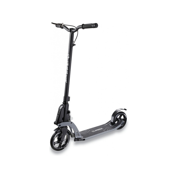 Globber One K 180 Brake roller, 100 kg, poliuretán kerekek, kézi és hátsó fékrendszer, fekete