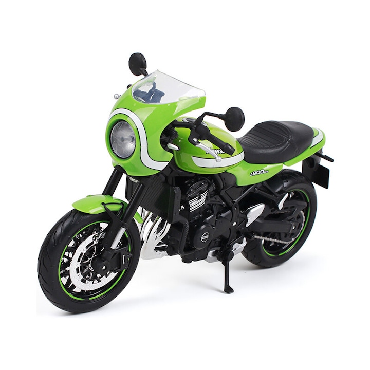 Мотоциклет играчка, Maisto, Kawasaki Z900RS Cafe, 1:12, зелен/черен, 16см