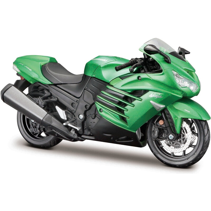 Motocicleta de jucarie, Maisto, Kawasaki Ninja ZX-14R 1:18, rosie