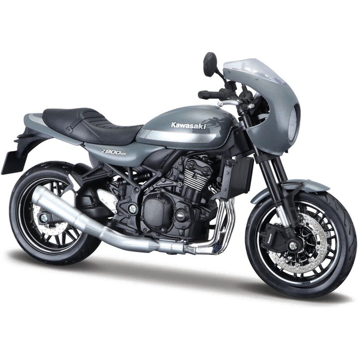 Játék motorkerékpár, Maisto, Kawasaki Z900RS Cafe 1:12, 16cm, szürke