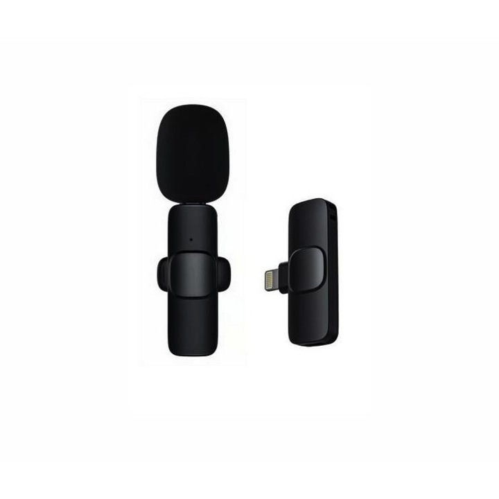 StableCam vezeték nélküli lavalier mikrofon, 2,4 GHz, 80 mAh, 5 g, okostelefon töltés