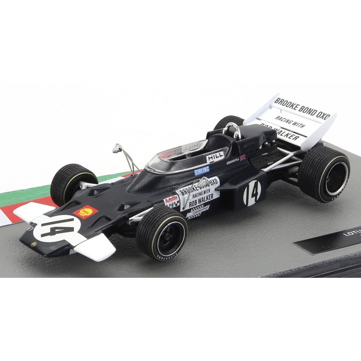 Edicola Lotus F1 72 N 14 1970 Graham Hill modellautó 1:43, kék és fehér