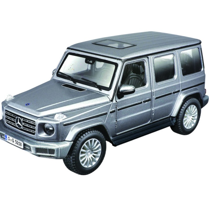 Автоматична кола Maisto, метал, Mercedes Benz G Class 2019, 1:25, сребрист