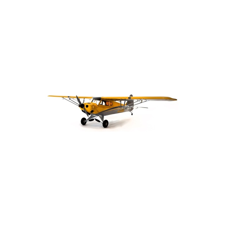 RC Repülőgép, Hangar 9, Carbon Cub 15cc ARF, 228cm, belső égésű vagy elektromos motorral, fékszárnyakkal, LED lámpákkal
