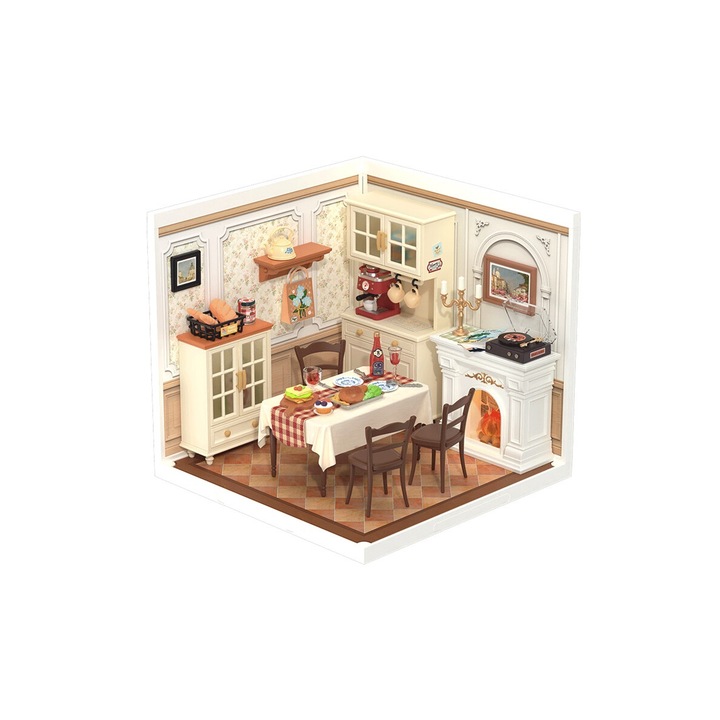 RoboTime Miniatűr Ház hangulatos étkező, ABS/PVC, 150 db, 8+