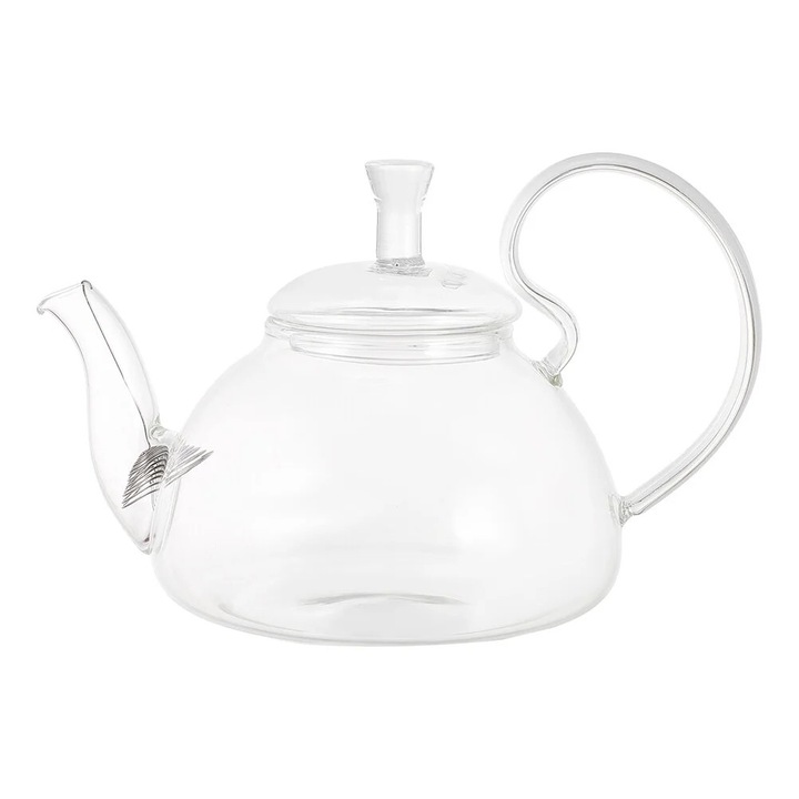 Ceainic din sticla, 400ml, transparent, 18x12x12cm