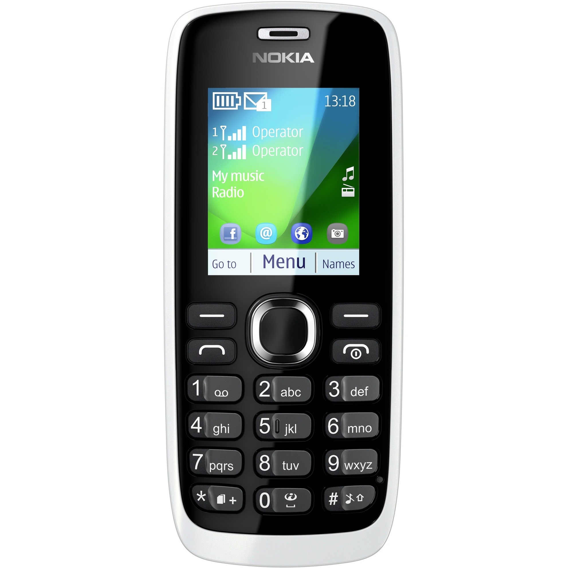 Мобилен телефон Nokia 112, Dual SIM, Бял - eMAG.bg