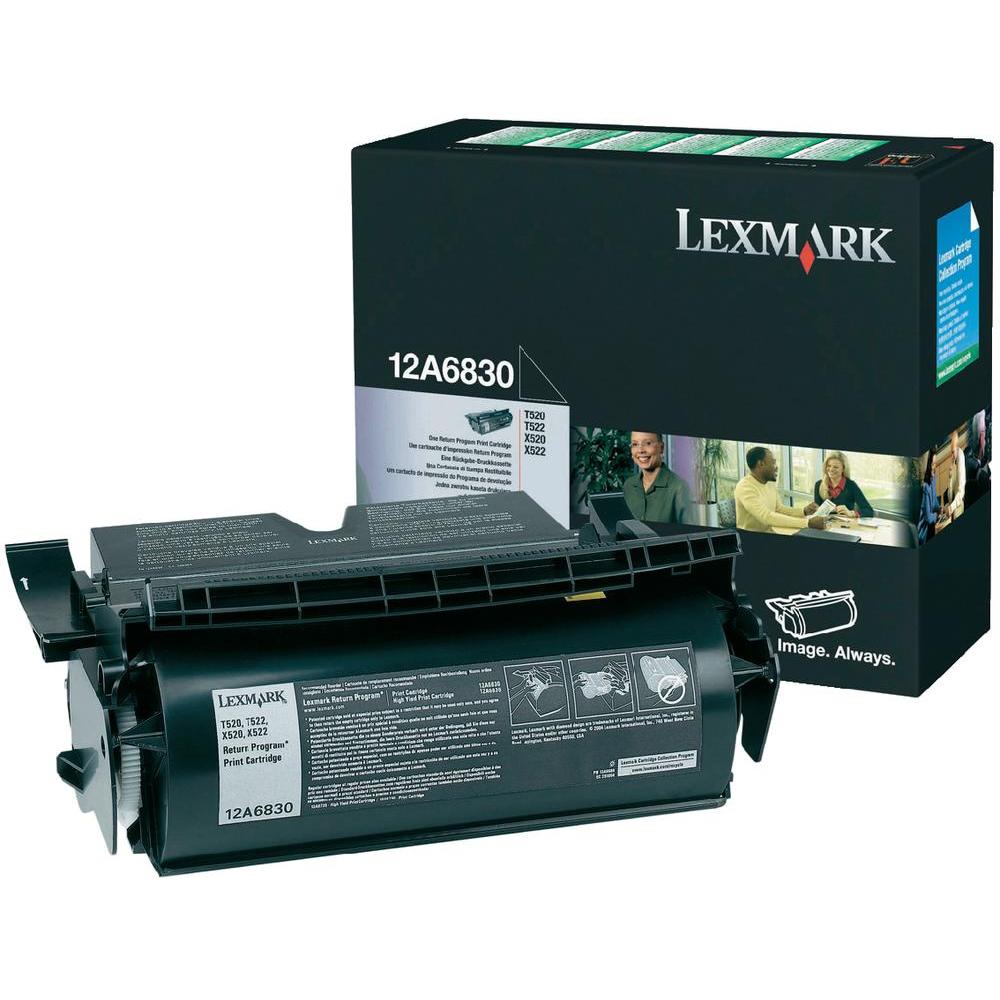 Toner Lexmark 12A6830 Negru
