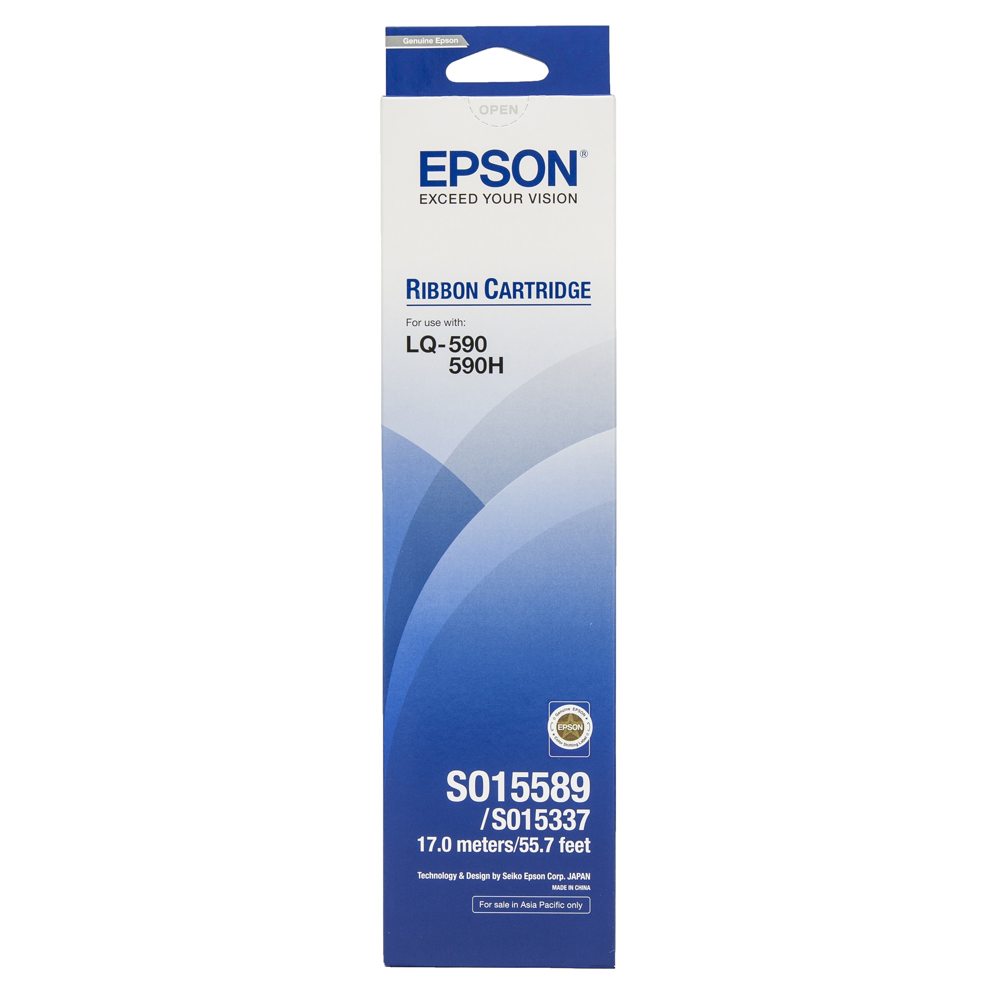 Ribbon Epson C13S015337 Negru