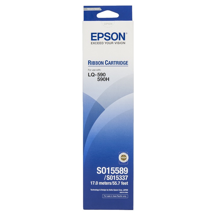 Ribbon Epson C13S015337 Negru