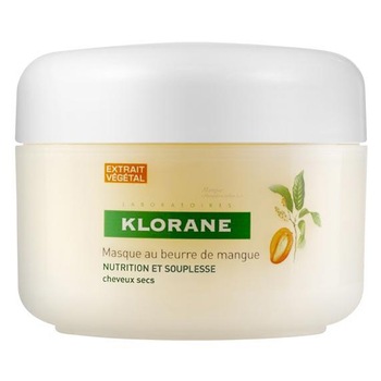 Masca de par Klorane cu extract de mango pentru par uscat, 150 ml Masca de par Klorane cu extract de mango pentru par uscat, 150 ml