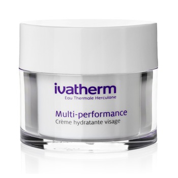 Crema hidratanta pentru fata Multi-performance, Ivatherm, cu ceramide si acid hialuronic, pentru piele uscata si sensibila, 50 ml Crema hidratanta pentru fata Multi-performance, Ivatherm, cu ceramide si acid hialuronic, pentru piele uscata si sensibila, 50 ml