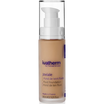 Fond de ten fluid Joviale, Ivatherm, cu protectie solara SPF 25, reduce imperfectiunile, pentru toate tipurile de ten, nuanta 03, 30 ml Fond de ten fluid Joviale, Ivatherm, cu protectie solara SPF 25, reduce imperfectiunile, pentru toate tipurile de ten, nuanta 03, 30 ml