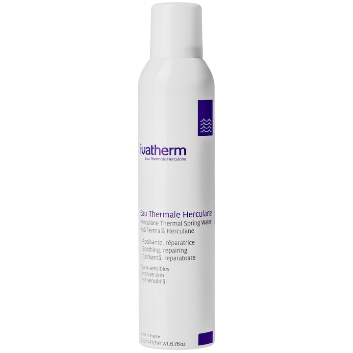 Apa termala Herculane Ivatherm, antiritanta, calmeaza si protejeaza pielea sensibila, 200 ml