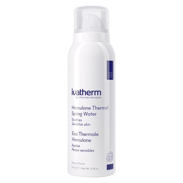 Apa termala Herculane Ivatherm, antiritanta, calmeaza si protejeaza pielea sensibila 100 ml