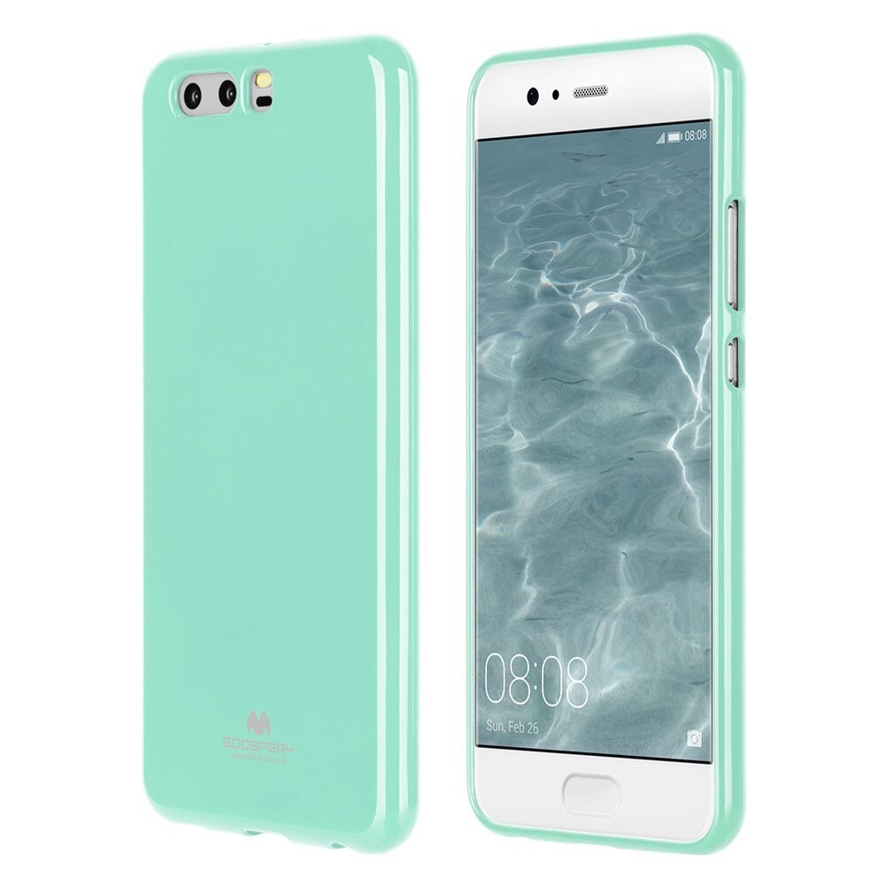 Husa Silicon Jelly Mercury Goospery Huawei P10, verde mint