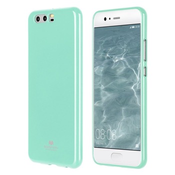 Husa Silicon Jelly Mercury Goospery Huawei P10, verde mint Husa Silicon Jelly Mercury Goospery Huawei P10, verde mint