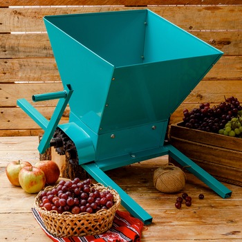 Zdrobitor Struguri Manual, 300-350Kg/Ora, Cuva 25 Litri, PANDORA, model nou Zdrobitor Struguri Manual, 300-350Kg/Ora, Cuva 25 Litri, PANDORA, model nou