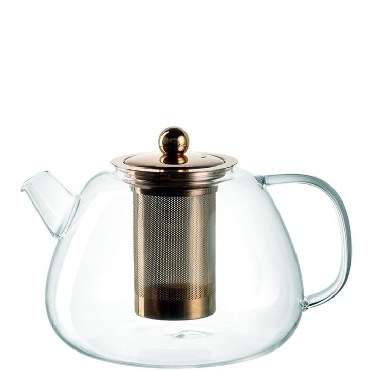 Стъклена кана Leonardo TE PER TE, 1.2 л, 17x15.5 см, устойчива на 100°C, ръчно изработена