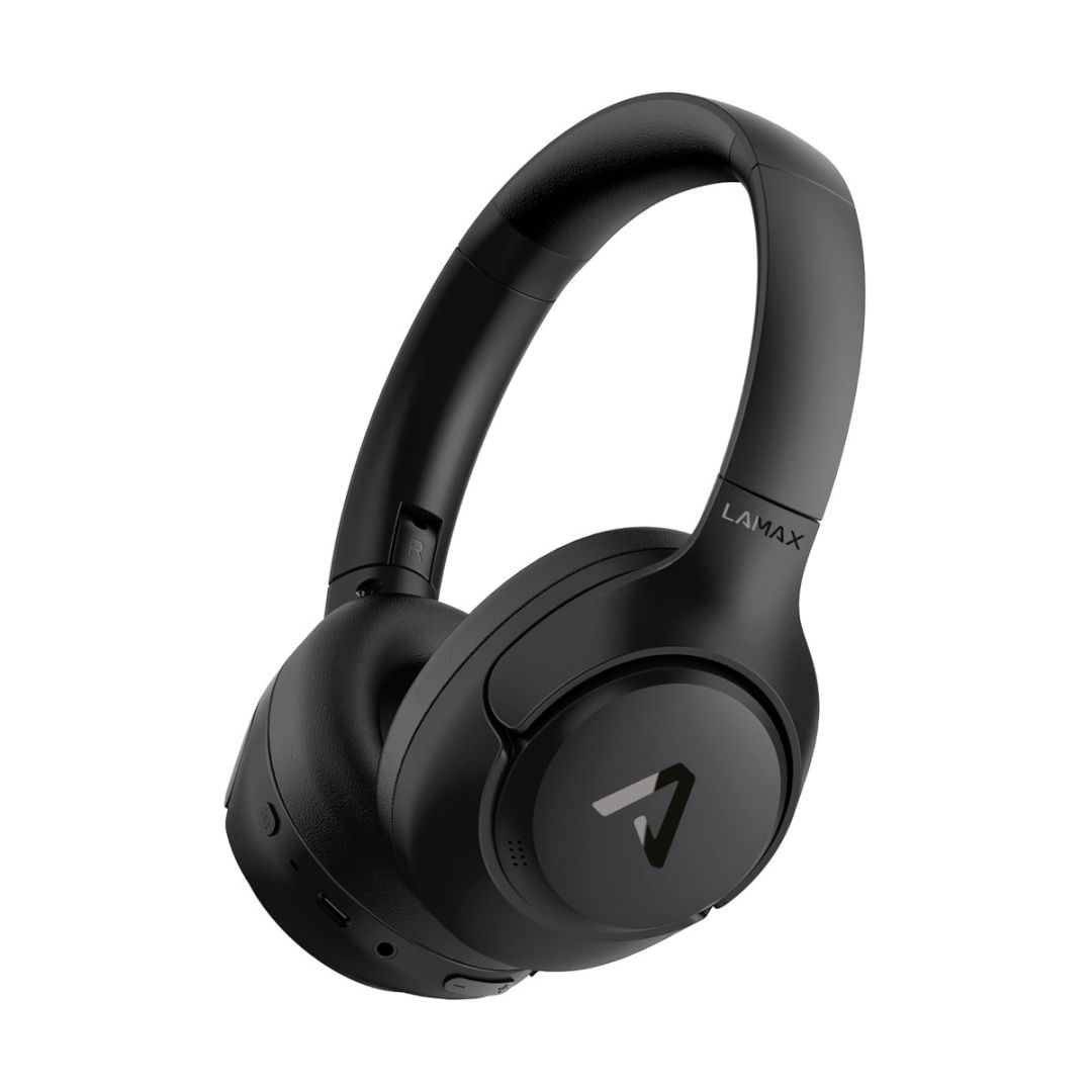 Casti Bluetooth Lamax BeatComfort1 ANC negru, 256688, microfon/casti