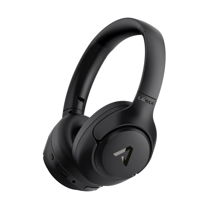 Casti Bluetooth Lamax BeatComfort1 ANC negru, 256688, microfon/casti
