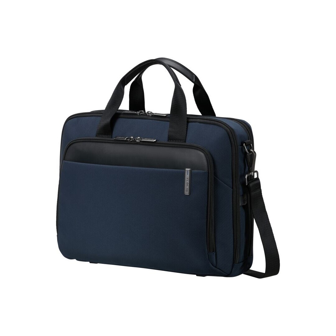 Geanta laptop Samsonite Evosight Bailhandle 15,6", albastra, 410x290x120mm