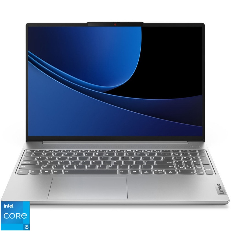 Laptop Lenovo IdeaPad Slim 5 15IRH9 cu procesor Intel® Core™ i5-13420H pana la 4.6GHz, 15.3", WUXGA, IPS, 32GB LPDDR5x, 1.9 TB SSD, Intel® UHD Graphics, No OS, Cloud Grey