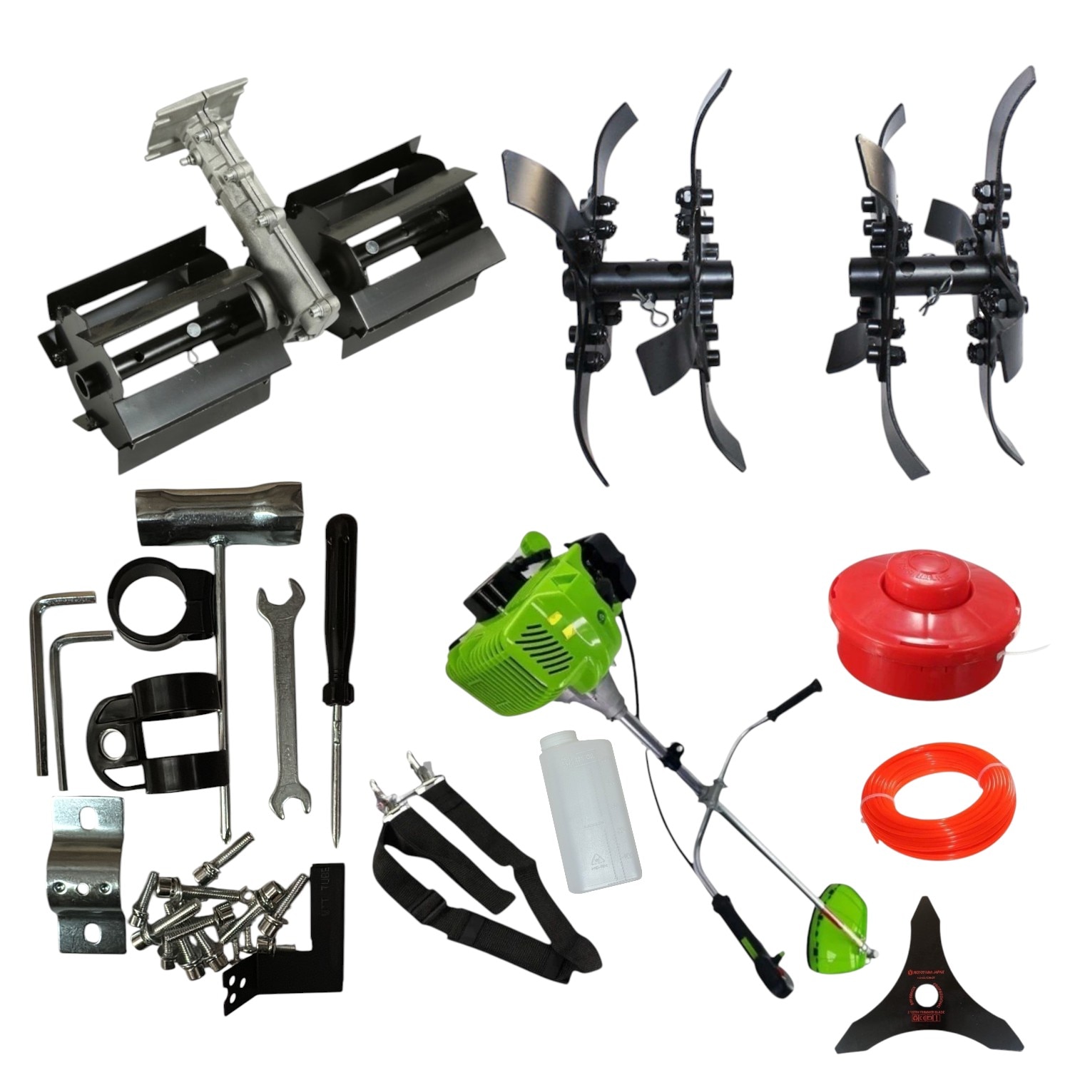 Set Motocositoare benzina, KIT Cultivator si Prasitoare, CAMPION