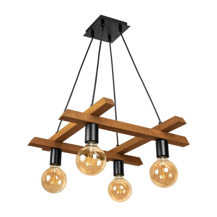 Полилей Lightstyle Порто, 4хЕ27, Палисандър