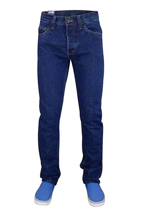 Férfi farmer Kushiro City 1505 Palau, normál szabású, pamut, Kék