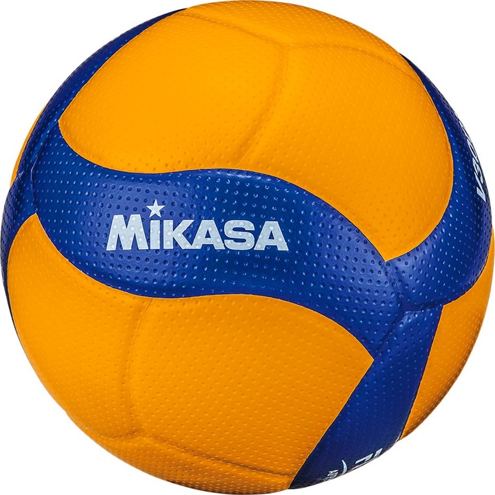Minge volei Mikasa V300W, portocaliu/albastru