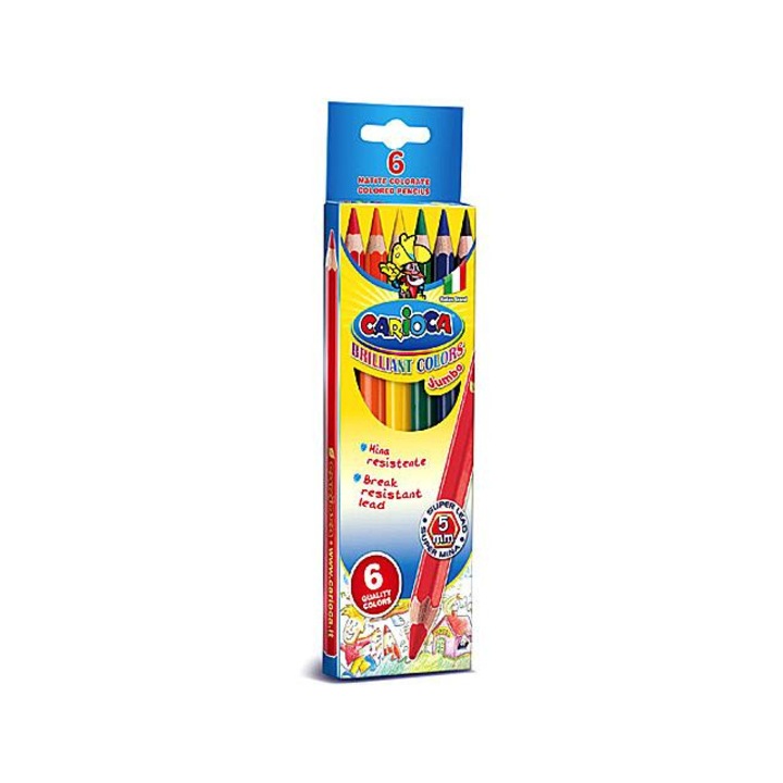 Jumbo színes ceruza szett 6db - Carioca