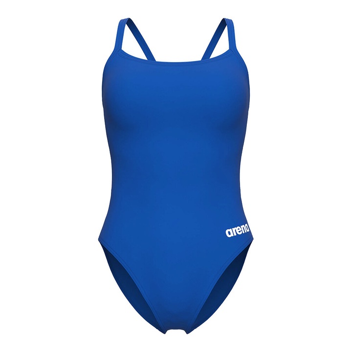 Дамски бански Arena Team Challenge Swimsuit, син, 32