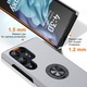 Husa de protectie pentru Samsung Galaxy S25 Ultra, Hybrid Antisoc, Kickstand, Bumper inel rotativ 360, Silver