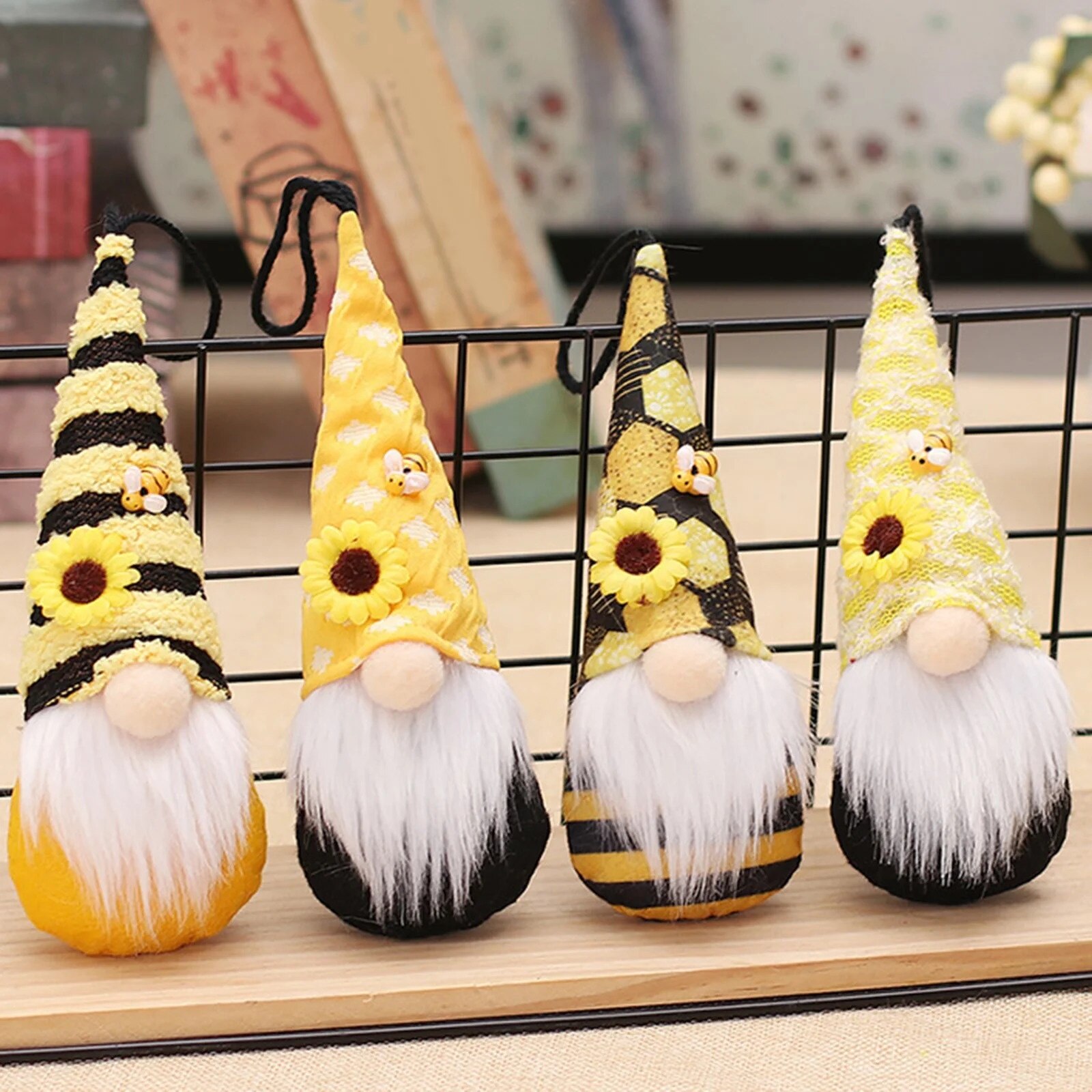 Decoratiune Gnome Plush, set de 1, ornament de vara, multicolor
