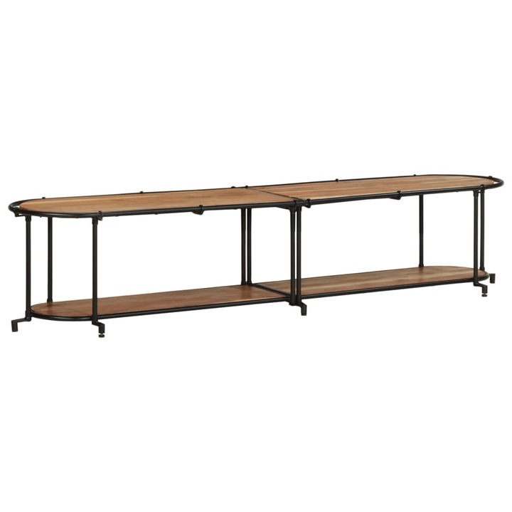 vidaXL tömör akácfa TV-szekrény 200 x 42 x 40 cm 25.4 kg