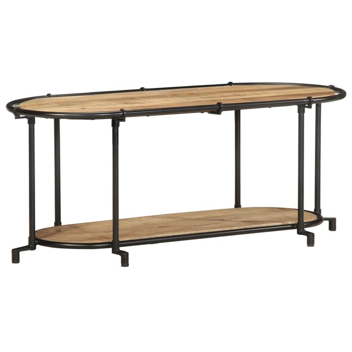 vidaXL tömör nyers mangófa TV-szekrény 100 x 42 x 40 cm 10.25 kg