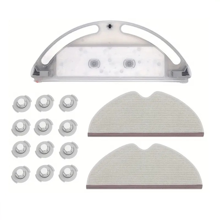 Roborock porszívó tartozékkészlet, VALLEY-77, Xiaomi Roborock S5/S6/S50/S51/S52/S55/S60/S61/S65 kompatibilis, 2x MOP törlőkendő, 12x szűrő, víztartály