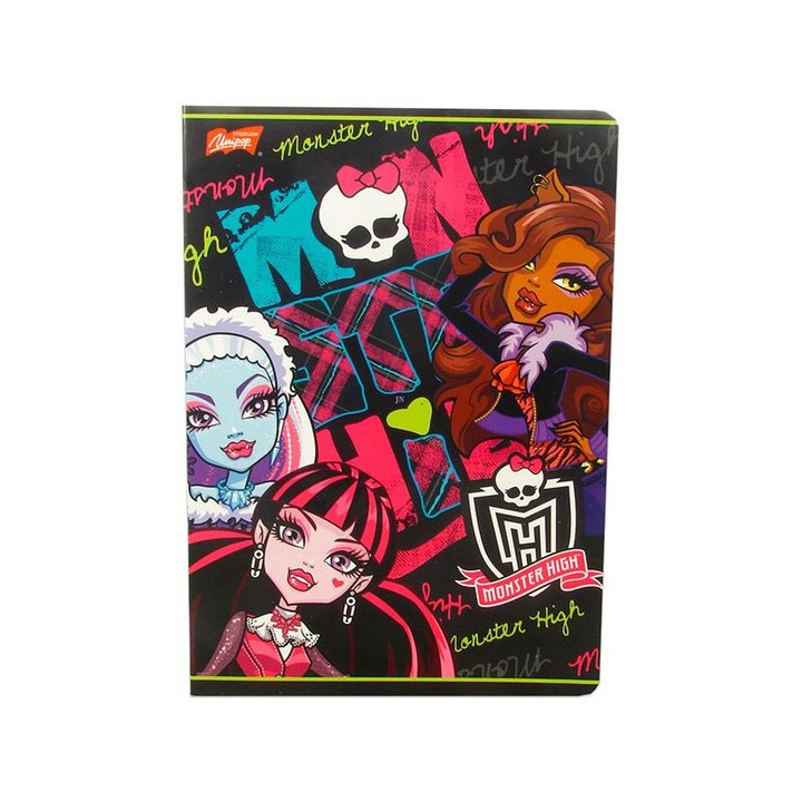 Monster High: A5-ös vonalas 3. osztályos füzet - Monster High 12-32