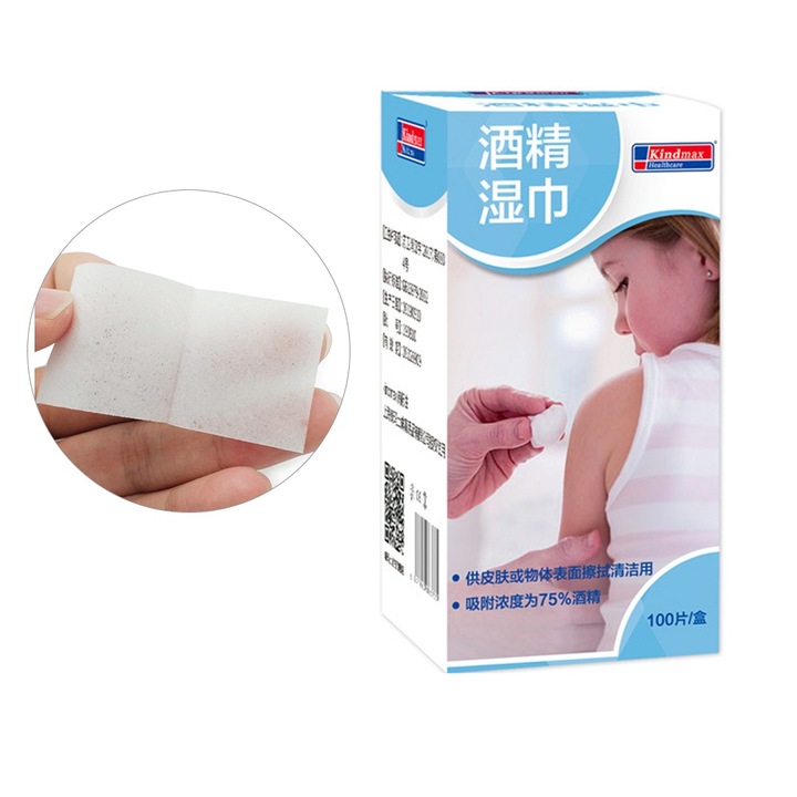 Servetele de curatare, de unica folosinta, Enforose, 100 bucati, 6x3cm, fara parfum